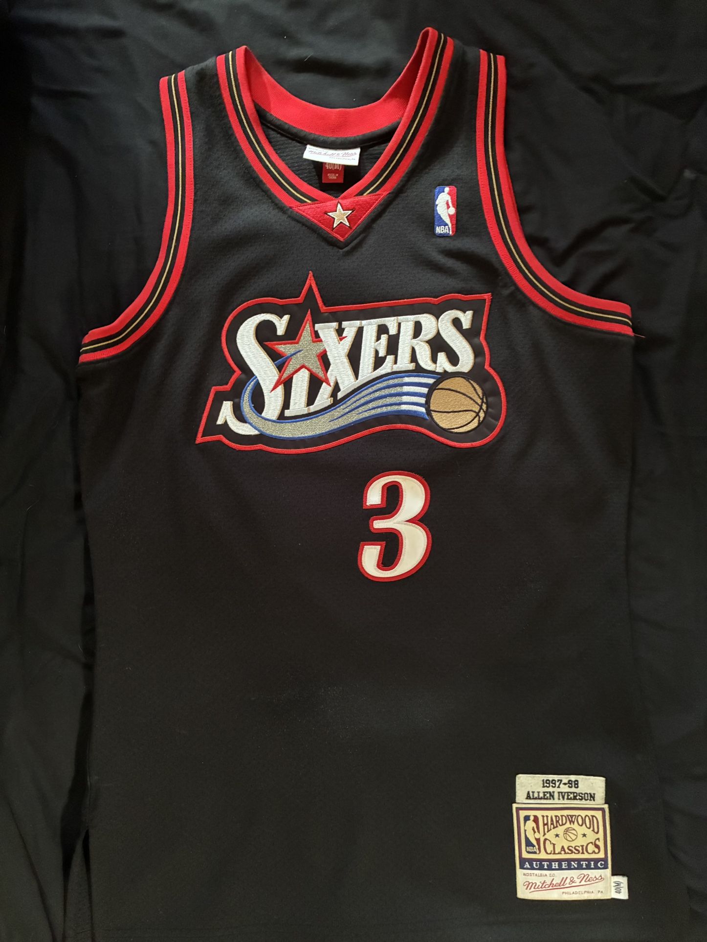 Authentic Allen Iverson Throwback 
