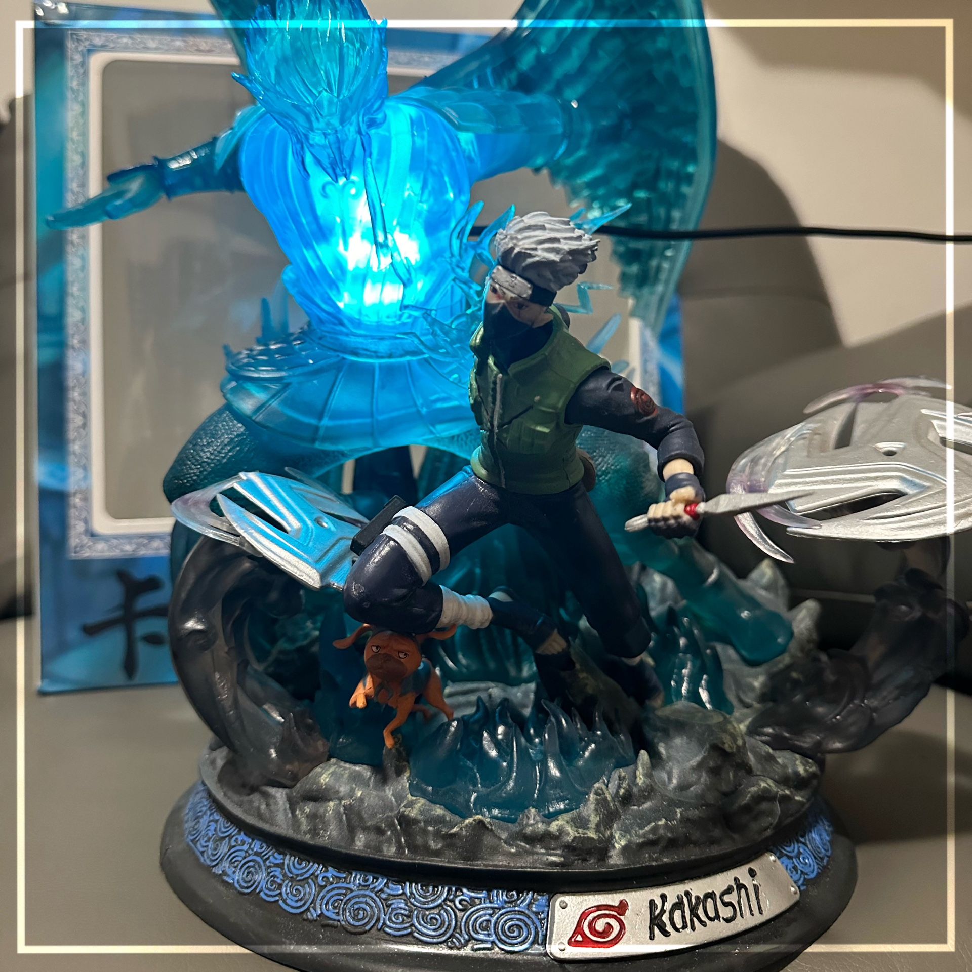Naruto Shippuden Kakashi Susanoo PVC Luminous Action Figure Collect Statues Toy