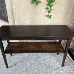Espresso Sofa Table
