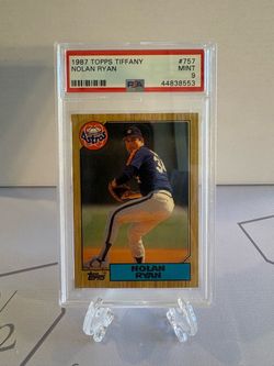 1987 Topps - Nolan Ryan #757 Tiffany 💥PSA 9💥