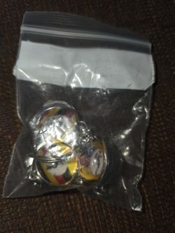 Uganda Flag Keychains, 3-Pack — New