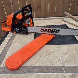 Echo Chainsaw Cs4920""20bar Working Very Well Trabajando Super Bien