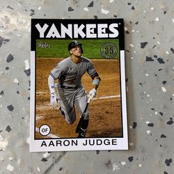 AARON JUDGE baseball card( Perfect Condition)