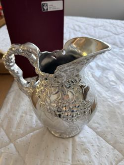Arther Court 10” Grape Aluminum Pitcher Brand New 