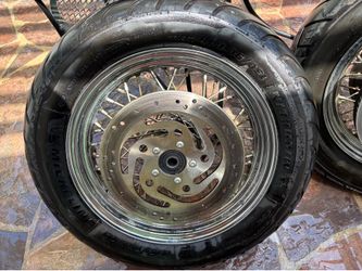 16” Spoke wheels Harley