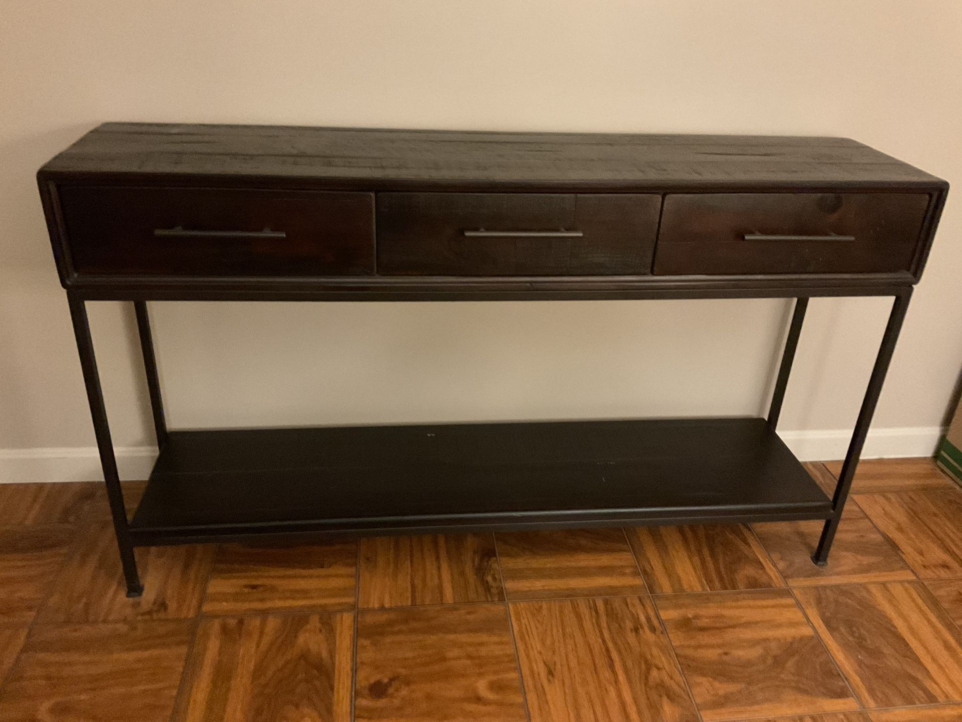 Console Table W/3 Drawers