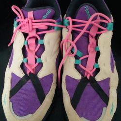 Womens Pink & Purple Reebok Sneakers -Size 12