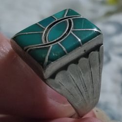 Zuni Turquoise  Ring 