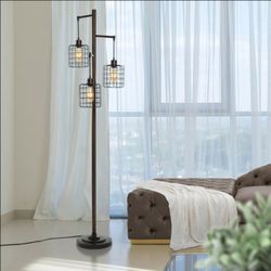 Industrial 3-Light Floor Lamp