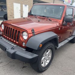 2014 Jeep Wrangler 4WD 🔰 Credito Facil