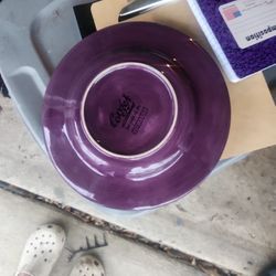 Fancy Purple Plates