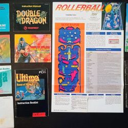 Super Nintendo Manual Lot