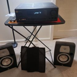 JBL Jsr 400 Receiver With Dolby Surround Pro Logic Gold Tipped Hookups Comes With Its Original Booklets Warranty Papers Remote And Speakers Mint