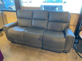LA-Z-BOY Apollo Reclining Three Seat Sofa – Blue Grey