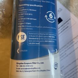 New Samsung Replacement water filters