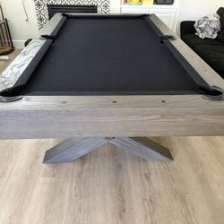 Pool Table 7ft ( Free Delievry & Set Up & New Color Felt Of Your Choice ) 