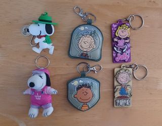 Knott's Camp Snoopy Keychains