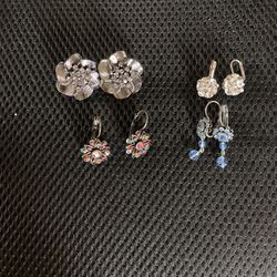 4 Pairs Earrings 