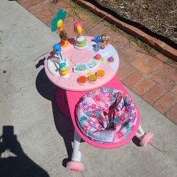 Baby Activity Walker / Activity Center – Pink – $40