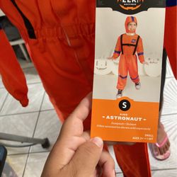 Astronaut Costume Size Small Kids 