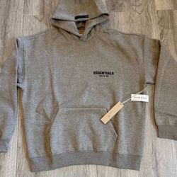Dark oatmeal Essential Fear of god hoodie