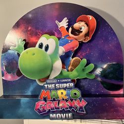 Mario Galaxy Movie Display 