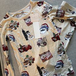 Magical Little Babes Cars Christmas Pajama Set