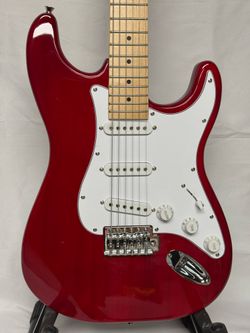 Monoprice Indio Classic Stratocaster 3s Wine Red