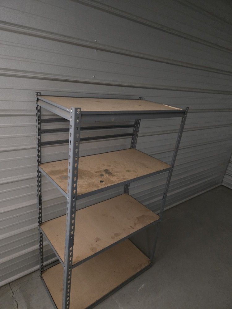 Small Storage Rack With 4 Shelves