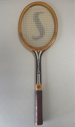 Vintage Spalding WCT Impact 500 Wood Tennis Racket 4 1/2 M Roberto Vargas Lago