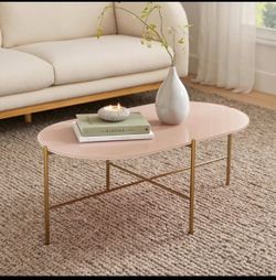 Article Silicus Pink Oblong Coffee Table
