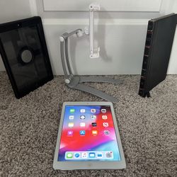 iPad Air 1 Cellular 32GB with two cases and one stand