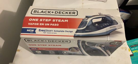 Black+Decker Clothes Irons Black Decker One Step Steam Iron Smart Steam Control, Navy Ir18Xs