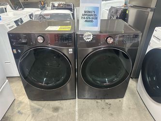 LG FRONT LOAD WASHER AND GAS DRYER SET