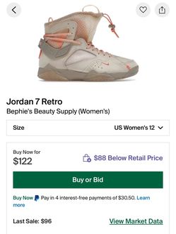 Jordan 7 beauty supply size 10.5 M