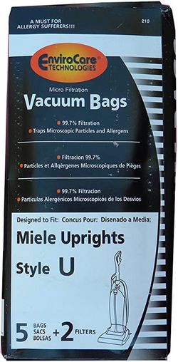 Miele Upright Style U Vacuum Bags and Filters
