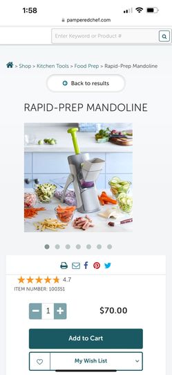 Pampered Chef Mandoline 