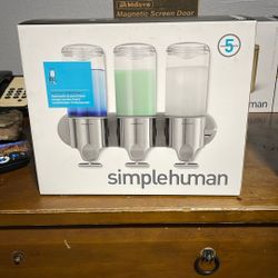 Simple Human Wall Mount Pumps (triple)