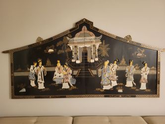Headboard vintage chinoiserie