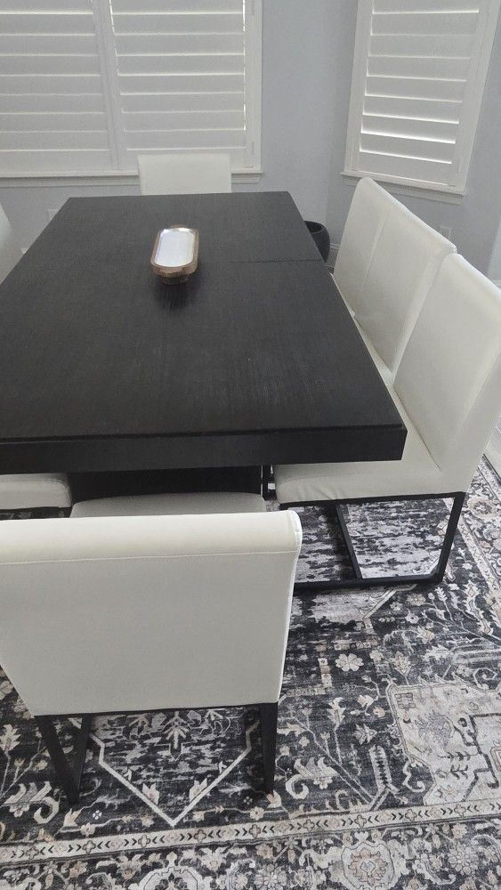 Set Of 10 Leather Chairs