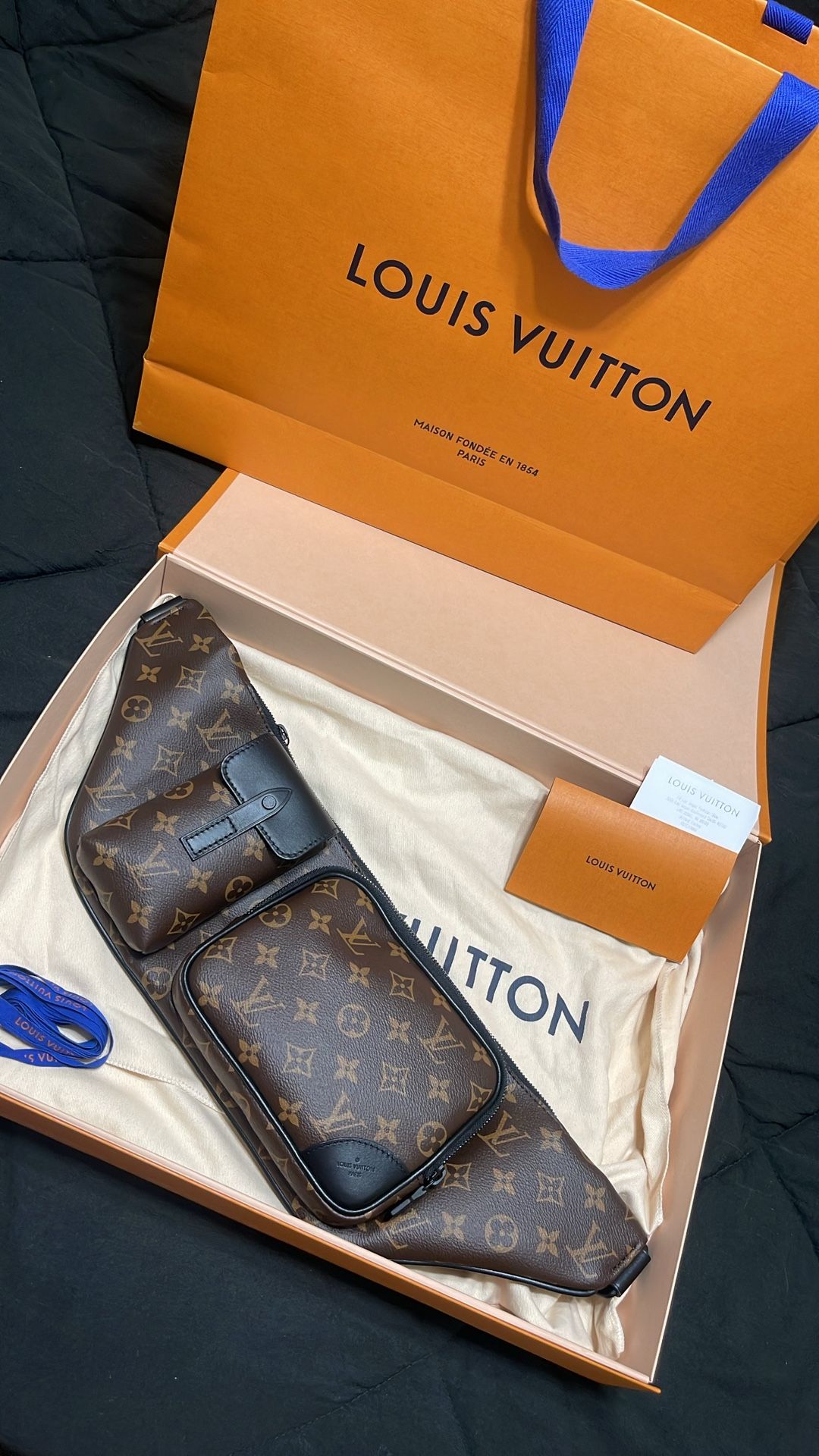 LOUIS VUITTON MONOGRAM MACASSAR CHRISTOPHER BUM BAG