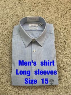 Men's  dress  shirt  ( size  15)  -  $10