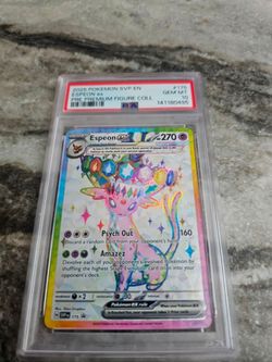 PSA 10 Pokemon 2025 Espeon ex SVP #175 Scarlet & Violet Promo Full Art Holo