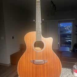 Orange wood Acoustic