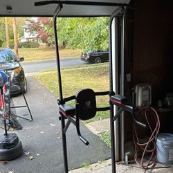 Power dip pull up bar 