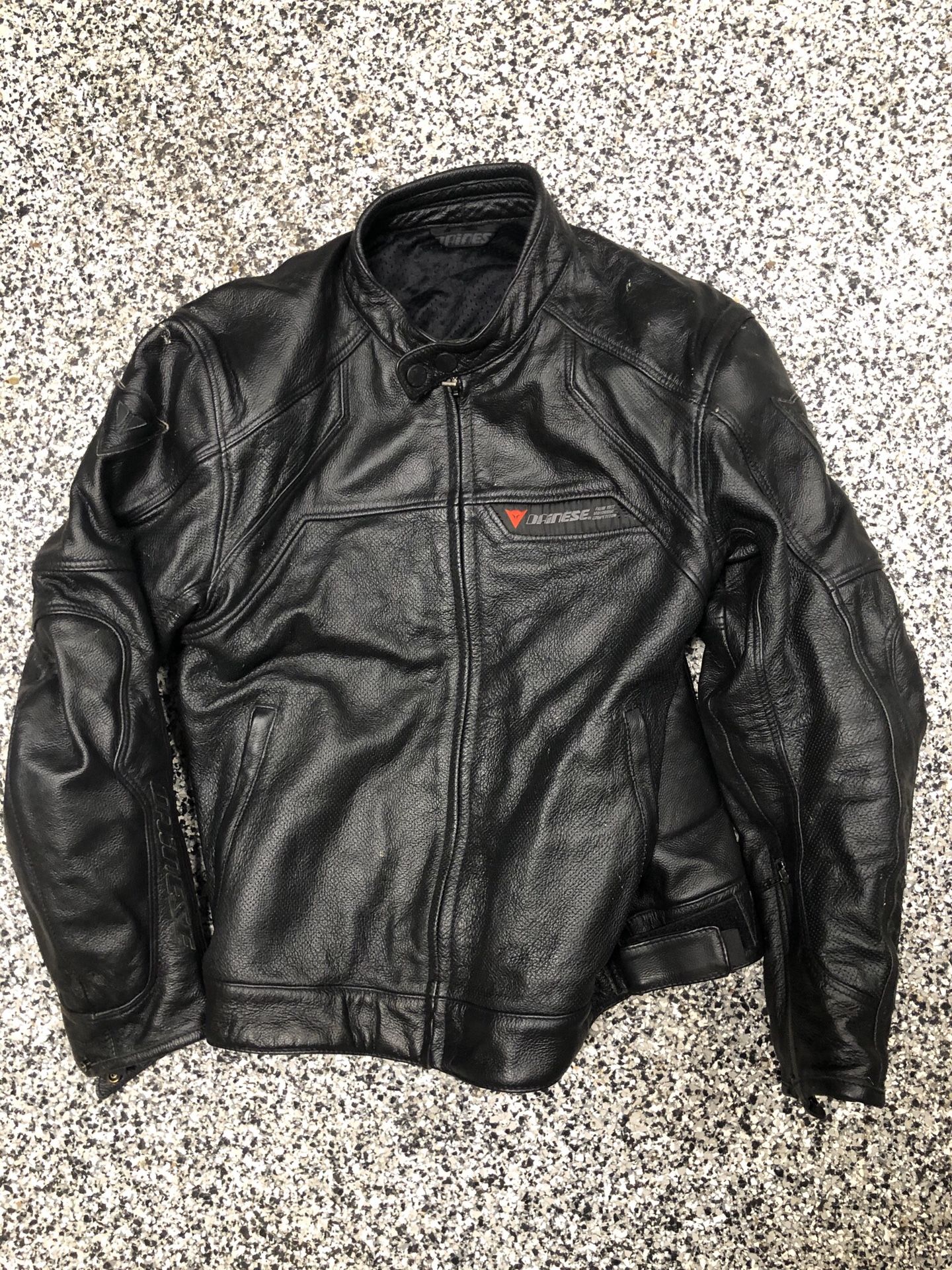 Dainese Perforated Leather Motorcycle Jacket Large