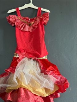 Disney Princess Elena of Avalor costume and Magical Scepter of Light