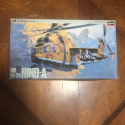 Mil Mi-24 Hind-A Helicopter model Hasegawa 1:72 Scale Aircraft
