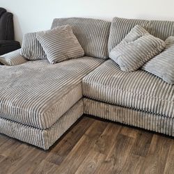 LINDYN 2 Piece Chaise Sofa 