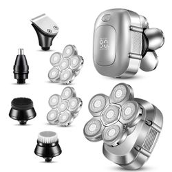 Head Shavers for Bald Men Upgrade Best Close Electric Razor for Man Rechargeable Bald Head Shaver, Wet & Dry